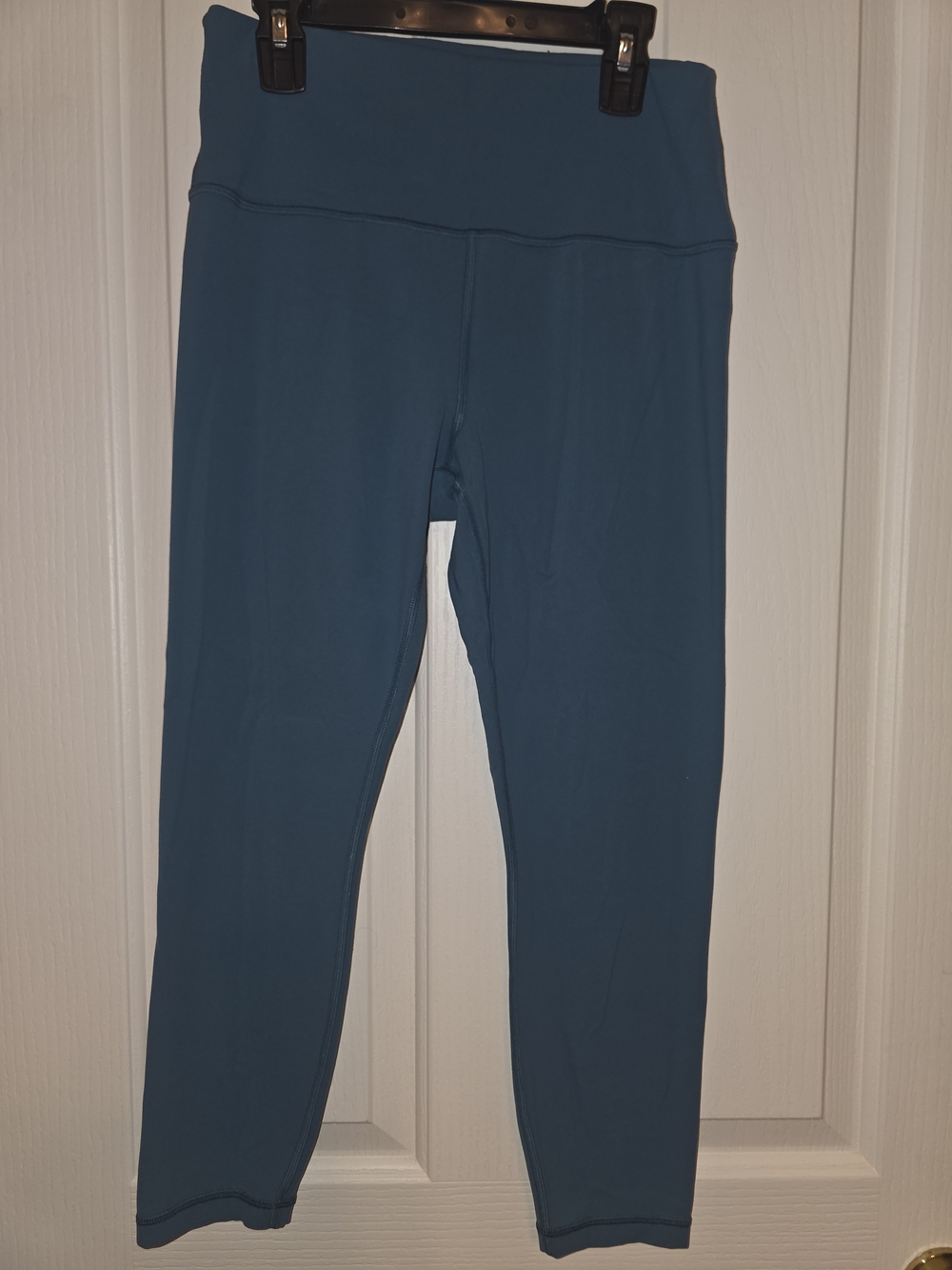 Athleta Transcend 7/8 Tight High Rise Leggings Women's Size L Blue Teal